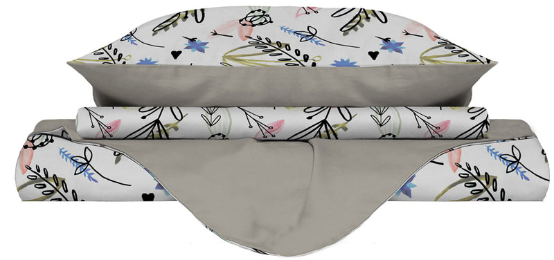 Copripiumino Double Face con Federe Stampato Provenza