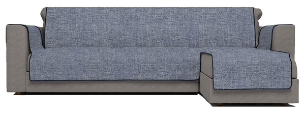 Sofabezug aus Polyester mit rechter dunkelblauer Halbinsel, verschiedene Größen acquista