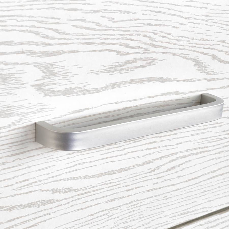 Mobile cassettiera 6 cassetti 68x40x115 cm in legno Rovere sbiancato