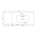 Mobile da Bagno sospeso Samoa 01 Laccato Tortora TFT