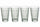 Set 4 Becher 385 ml Glas Villa d'Este Home Tivoli New Marrakesch