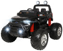 Macchina Elettrica per Bambini 2 posti Fuoristrada 12V con Licenza Ford Monster Truck 4x4 Nera