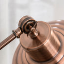 Lampada da Terra con Paralume E27 in Metallo  Bronzo