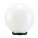 Lampada Testa Palo Sferica Opale Diametro 30Cm Colore Nero per Esterno Linea Globo Sovil