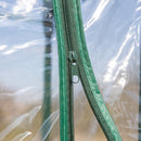 Mini Serra da Giardino 5 Ripiani 69x49x193 cm in Acciaio e PVC  Verde