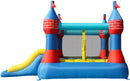Castello Giostra Gonfiabile Doppio Scivolo con Pompa Happy Hop