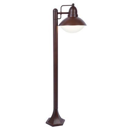 Gartenmastlampe E27 60W aus Sovil Corten Aluminium online