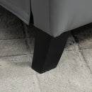 Poltrona Relax Manuale Reclinabile in Similpelle Grigio