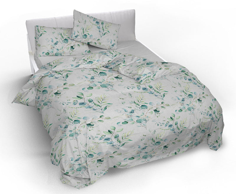 Copripiumino con Federe Stampato in Microfibra Ivy Varie Misure