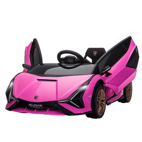 Macchina Elettrica per Bambini 12V con Licenza Lamborghini Sian FKP 37 Rosa prezzo