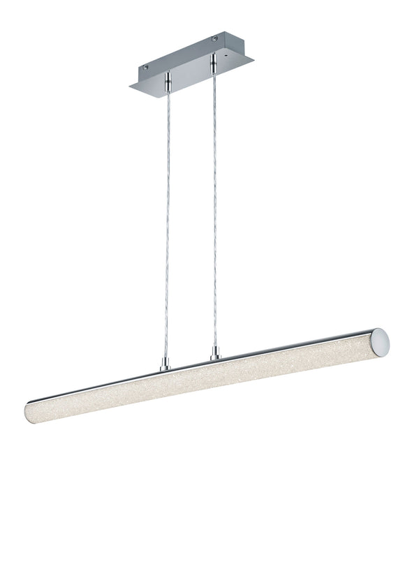 sconto LED-Innenpendelleuchte aus verchromtem Metall