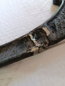 Panca Ghisa Lion 130x56x72 h cm in Legno Antracite Seconda Scelta