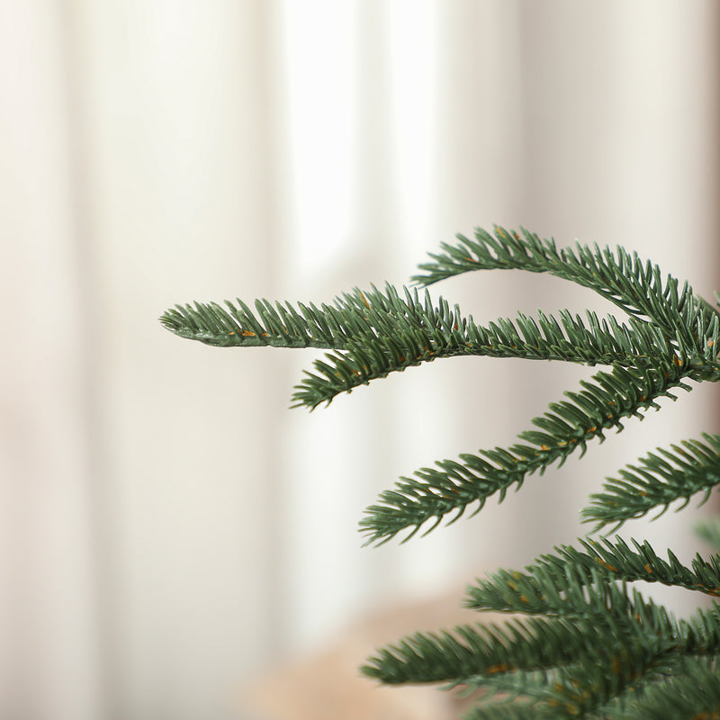 Albero di Natale Artificiale 180 cm 1814 Rami Realistici con Base in Metallo Verde      