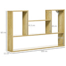 Mensola 4 Ripiani 100x15x60 cm in Legno Truciolato