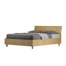 Letto Matrimoniale Francese Testata Doghe Inclinata Ankel Quercia Natura Varie Misure