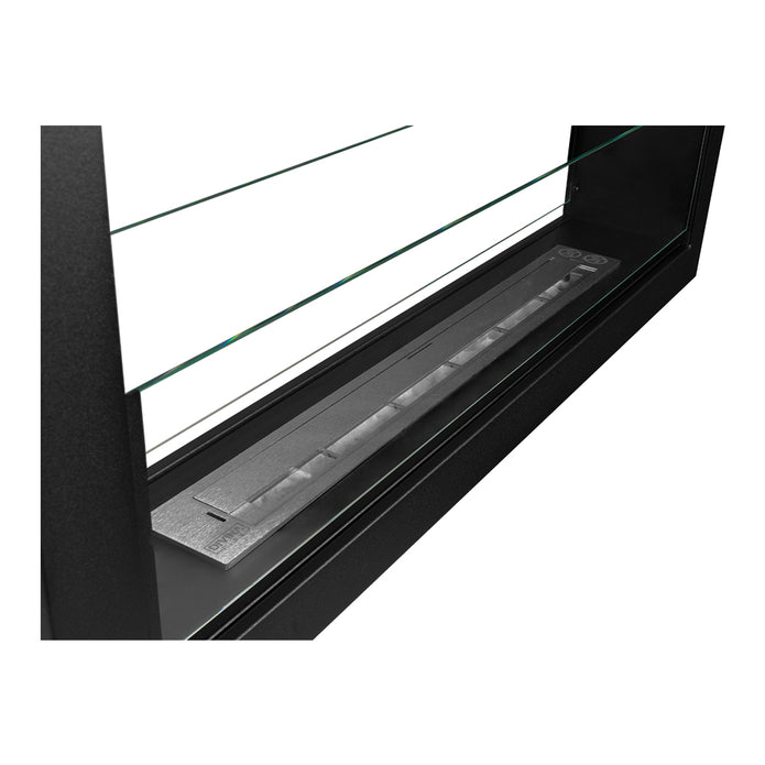 Camino a Bioetanolo da Incasso Bifacciale 90x15,2x40 cm Montefalco 90 Nero 