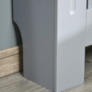Copritermosifone 78x19x83 cm in MDF e Legno Truciolare Grigio