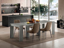 Consolle Allungabile Segmenta 110x42,5/297,5x78 cm in MDF Laccato Grigio Opaco        