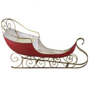 Slitta in Metallo rosso cm 162x65xh98