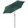 Dunkelgrüner Aluminium-Sonnenschirm Ø2,7 x 2,35 m, neigbar