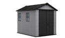 Casetta Box da Giardino 230x287x246 cm Newton Plus 759/975 Doppia Opzione Montaggio in Resina Evotech+  Grigio  cm