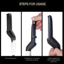 Piastra Spazzola 2 in 1 per Barba e Capelli