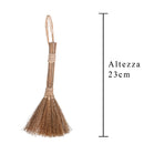 Set 12 Scopine in Rattan H 23 cm