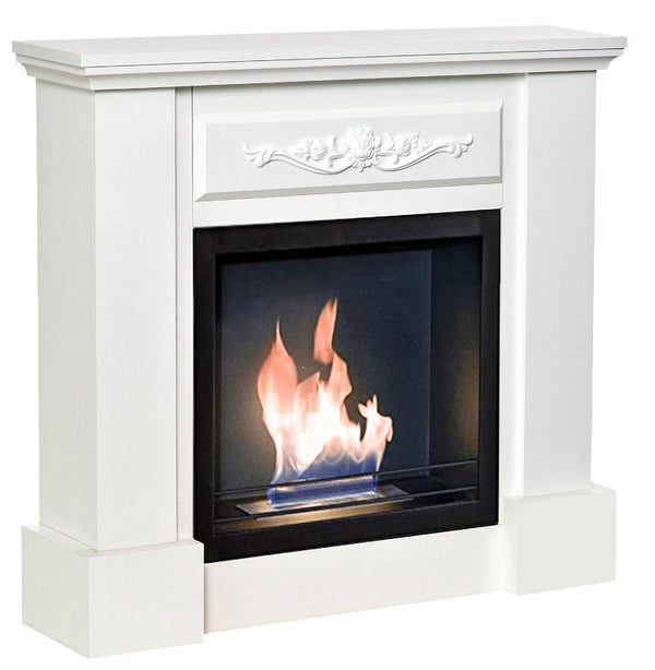 Camino a Bioetanolo da Pavimento 81x29x76 cm Versaille Bianco online