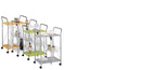 Carrello da Cucina Pieghevole Cromato in Acciaio Tosini TA019C