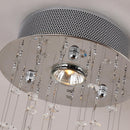 Lampadario a Sospensione in Cristallo 20x48 cm  Malin
