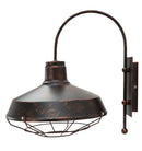 Lampada da Muro Bronks 30x40x37 cm in Ferro Nero
