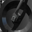 Carrello Spandiconcime da 75L 70x40x112 cm con Manico Regolabile a T in Metallo Nero 