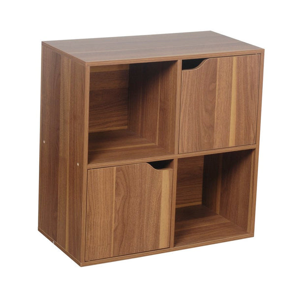 Libreria Mobiletto 4 Scomparti 59.6x29x61.3 cm in Legno MDF Naturale online