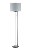 Piantana da Interno a led in Metallo Nickel Opaco