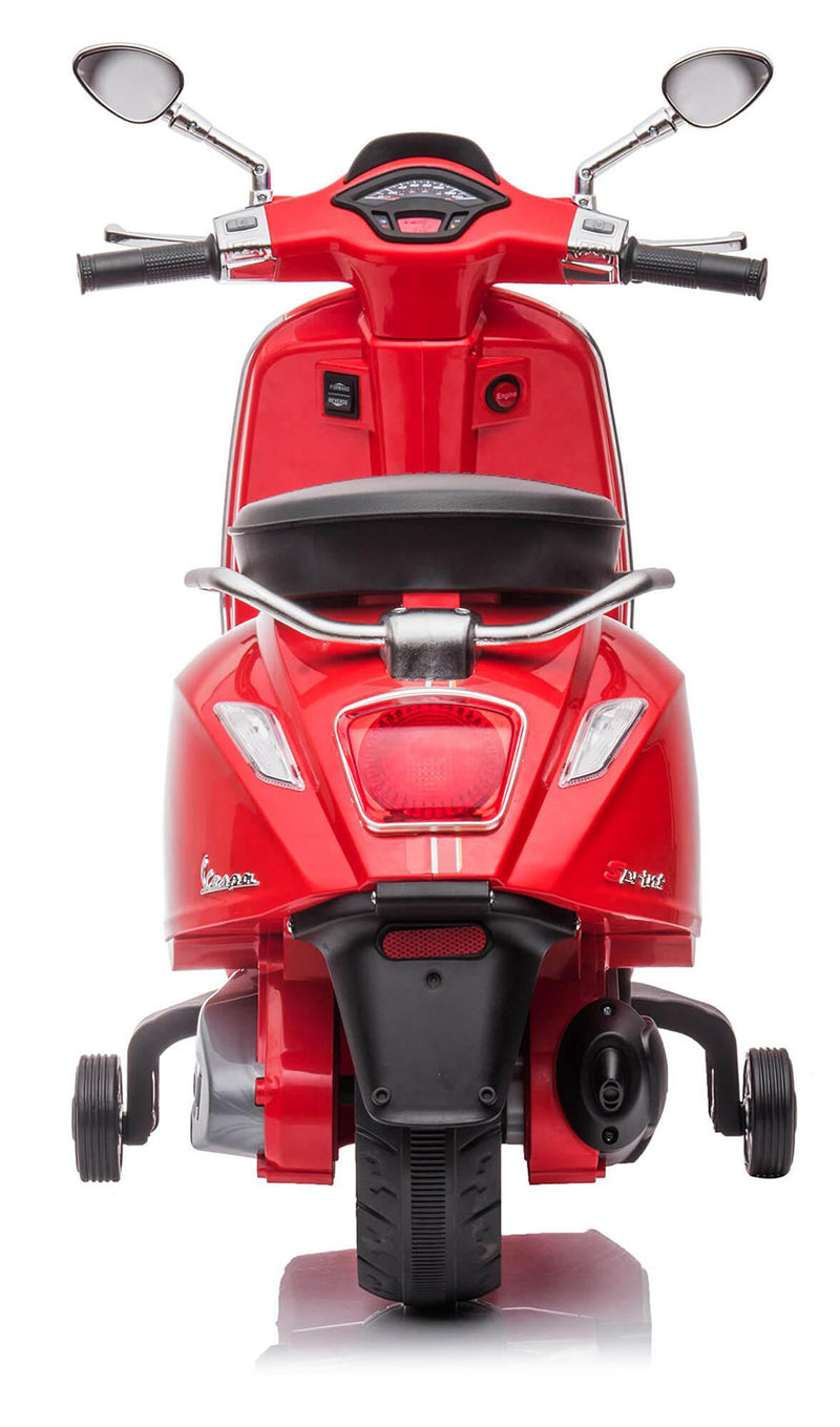 Scooter Elettrico per Bambini Licenza Ufficiale Piaggio Vespa 12V 4,5Ah Rosso       