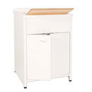 Mobile Lavatoio da Esterno in Polipropilene e Alluminio 60x50x83 cm Bianco  