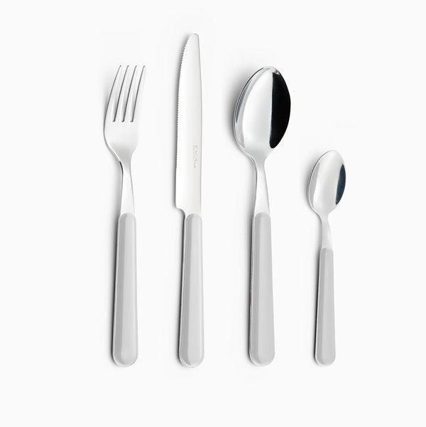 Servizio Set di Posate 24 pezzi in Acciaio Inox Eme Brio Bianco 19 sconto