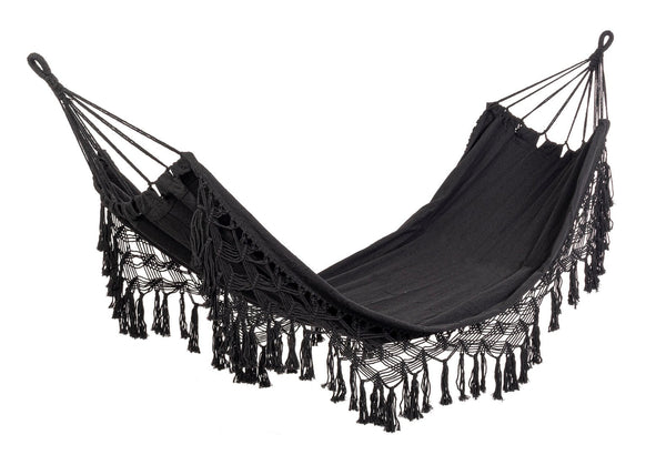 Amaca da Giardino 200x100 cm in Poli-Cotone Eldoris Nero online