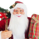 Pupazzo Babbo Natale con H110 cm con Luci e Suoni Rosso