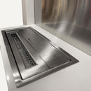 Camino a Bioetanolo da Parete 65x23x75 cm Vienna Bianco Lucido