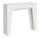 Consolle Allungabile 90x25/181 cm Pannelli in Nobilitato Narrow Bianco Frassino