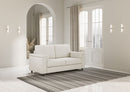 Divano 2 Posti 148x85x85 cm Marrak in Tessuto Latte