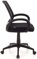 Sedia da Ufficio Operativa in Tessuto Room Nera