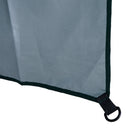 Ombrellone da Giardino Ø2,2m in Metallo con Tenda Parasole Verde Scuro