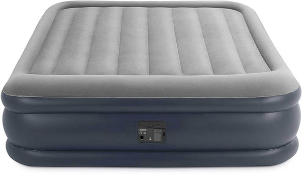 acquista Aufblasbare Doppelmatratze 152 x 230 x 42 cm beflockt Camping mit Pumpe Intex 405193