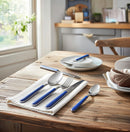 Servizio Set di Posate 24 pezzi in Acciaio Inox Eme Brio Blu 55