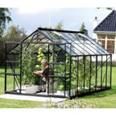 Serra da Giardino Vitavia Jupiter 11500 257x445x248 cm in Alluminio Nero e Vetro Temperato
