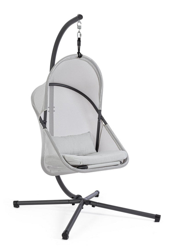 Poltrona Sospesa da Giardino 125x103x194 cm in Acciaio Algar Algar online