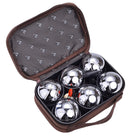 6 Bocce in Acciaio con Accessori e Borsa da Trasporto