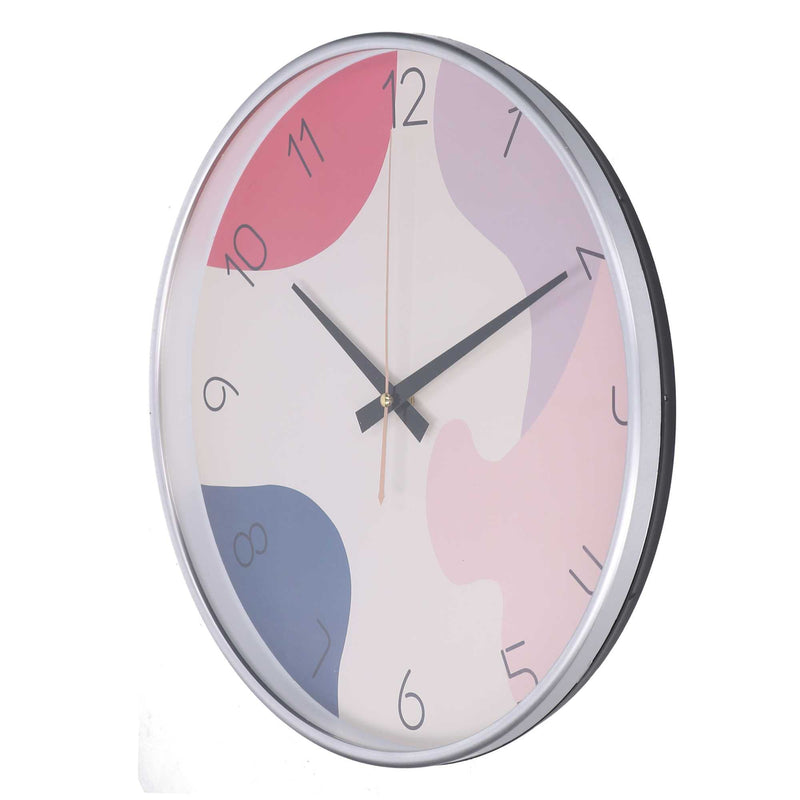 Orologio da Parete Ø35 cm in Plastica Multicolor